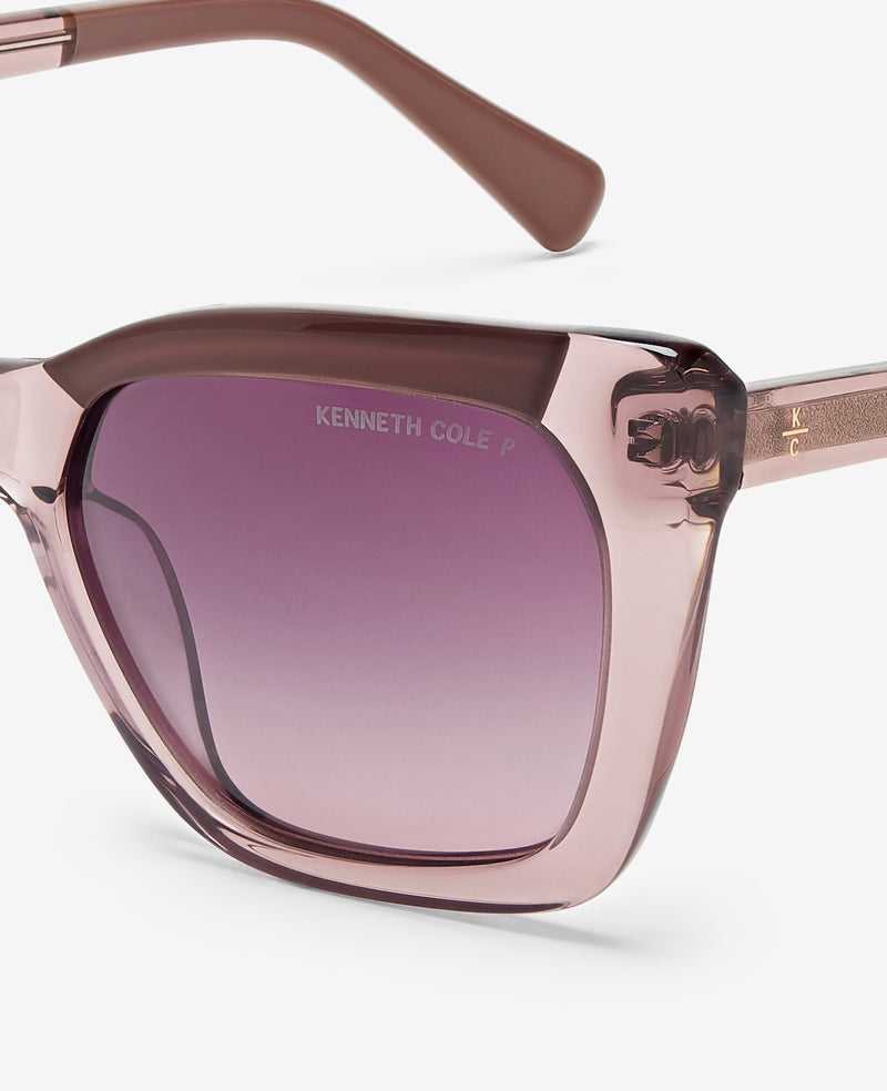 Kenneth Cole Cat Eye Acetate Sunglasses