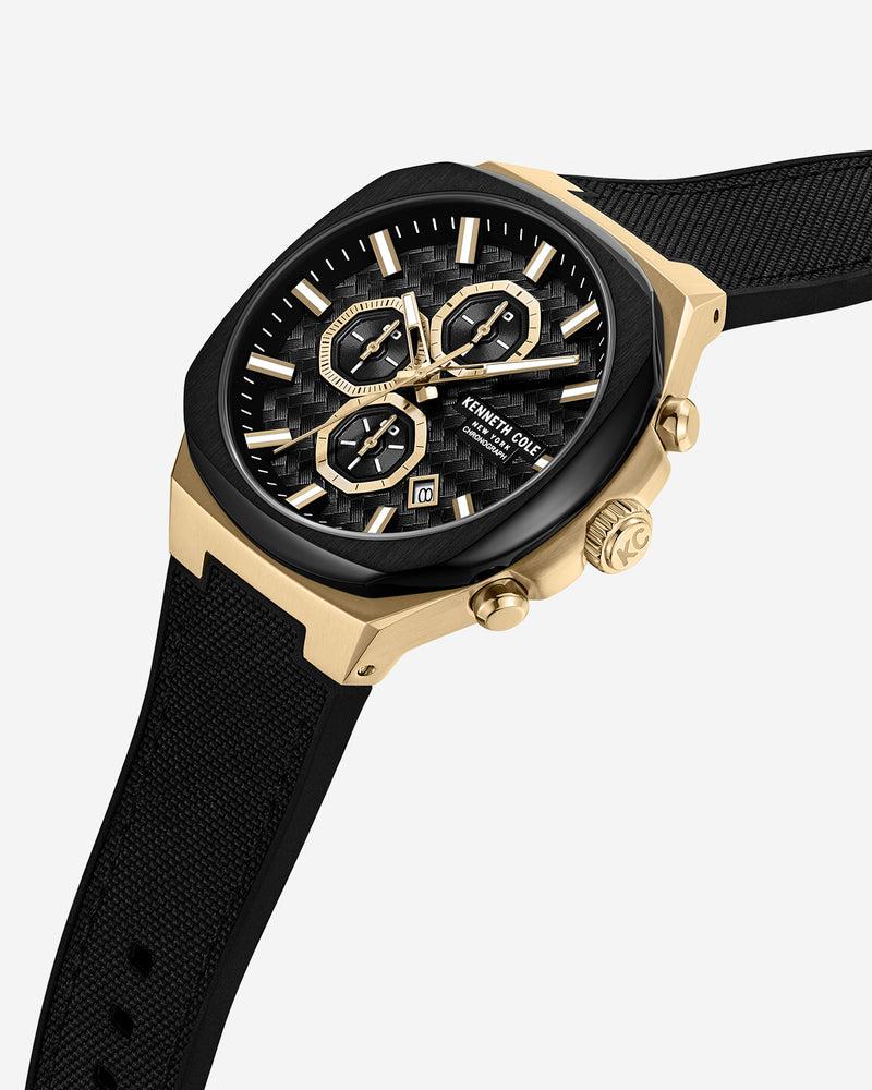 Kenneth Cole Chronograph Classic Strap Watch