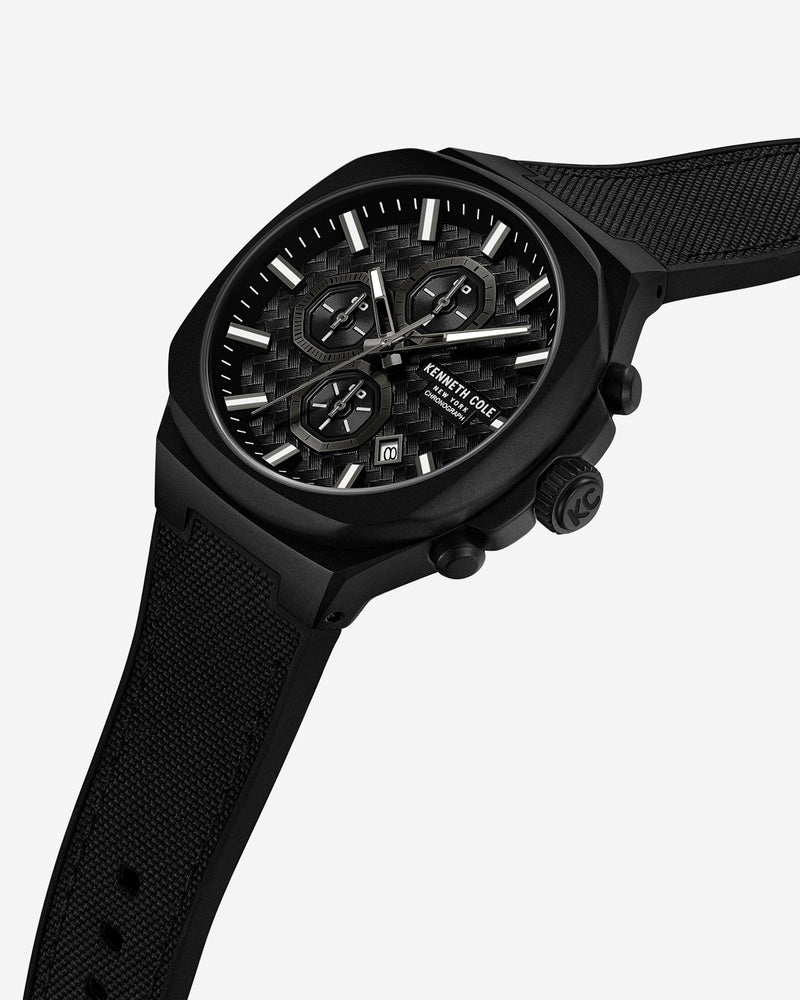 Kenneth Cole Chronograph Classic Strap Watch