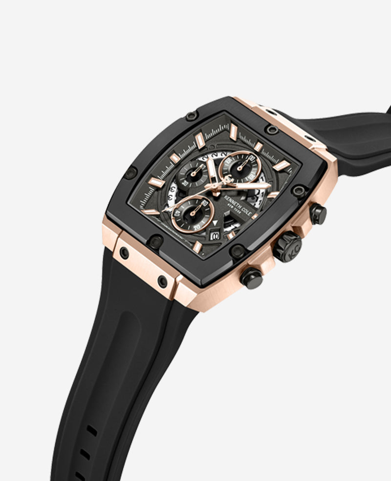 Kenneth Cole Chronograph Sport Silicone Watch
