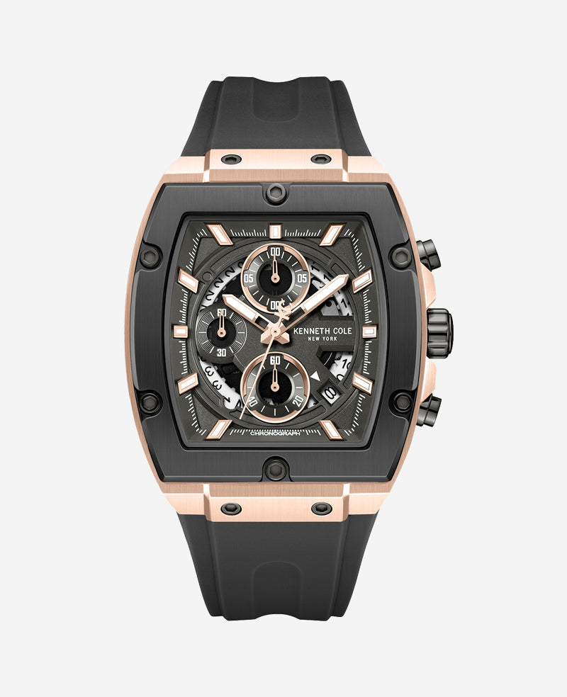 kenneth cole Chronograph Sport Silicone Watch