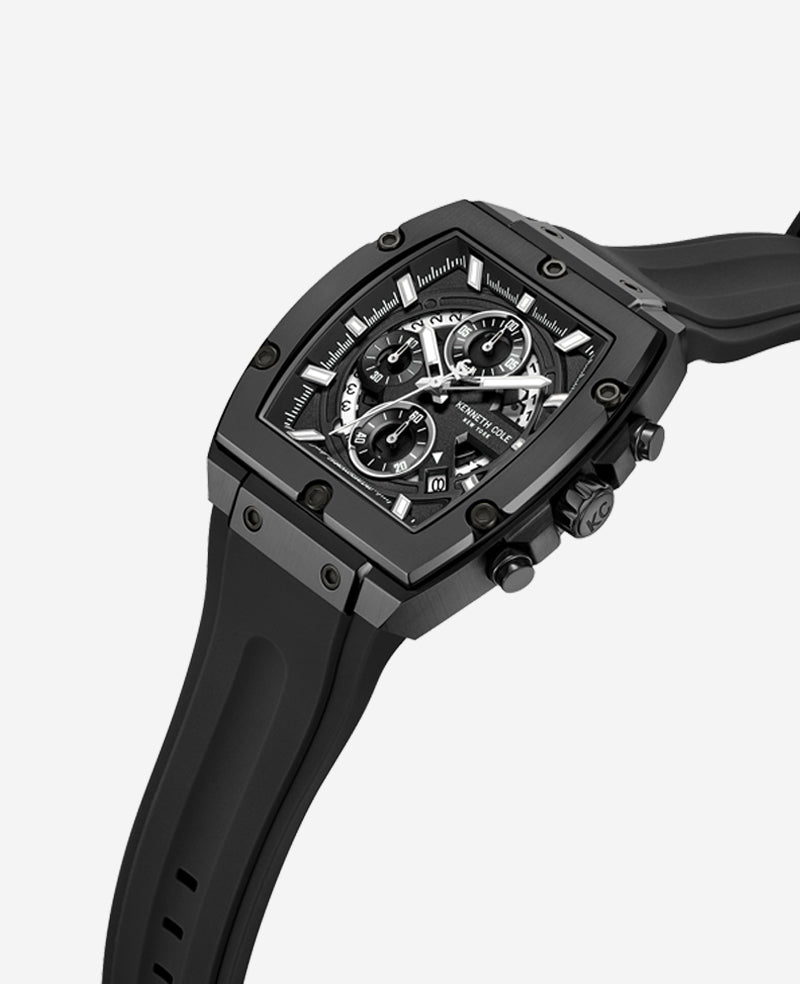 Kenneth Cole Chronograph Sport Silicone Watch