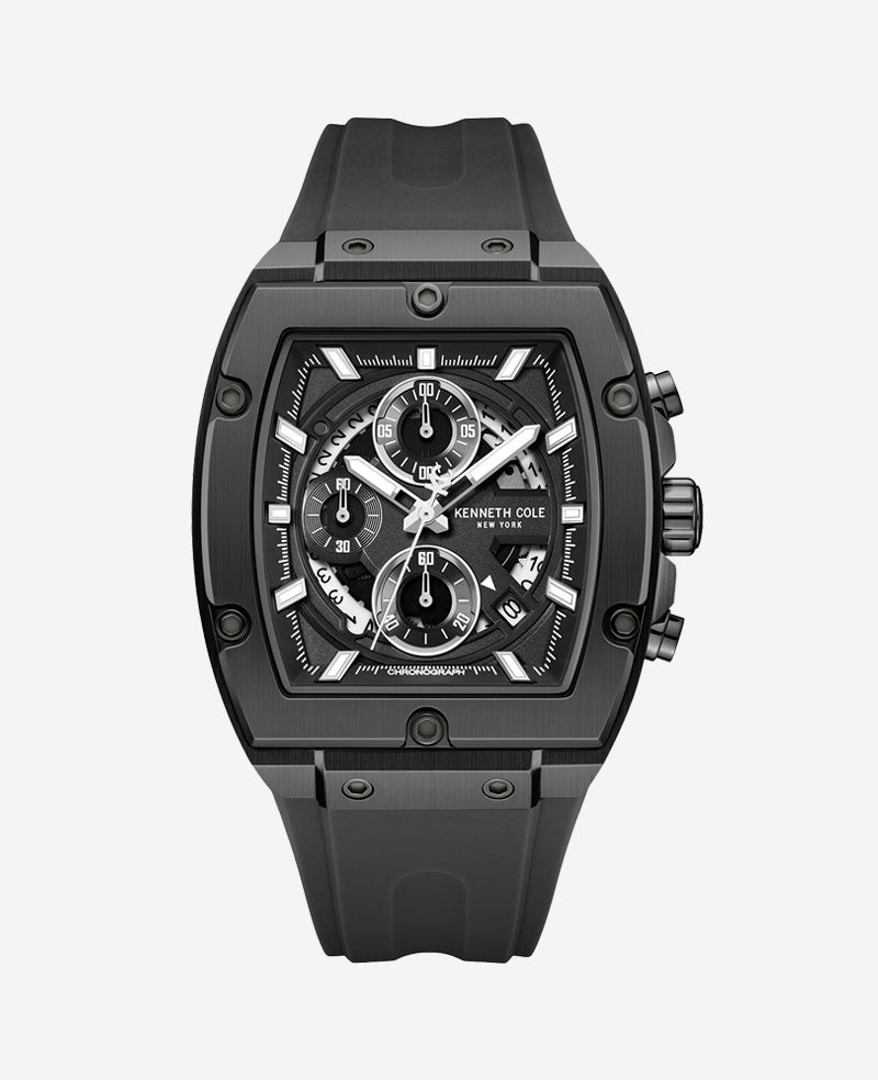 kenneth cole Chronograph Sport Silicone Watch