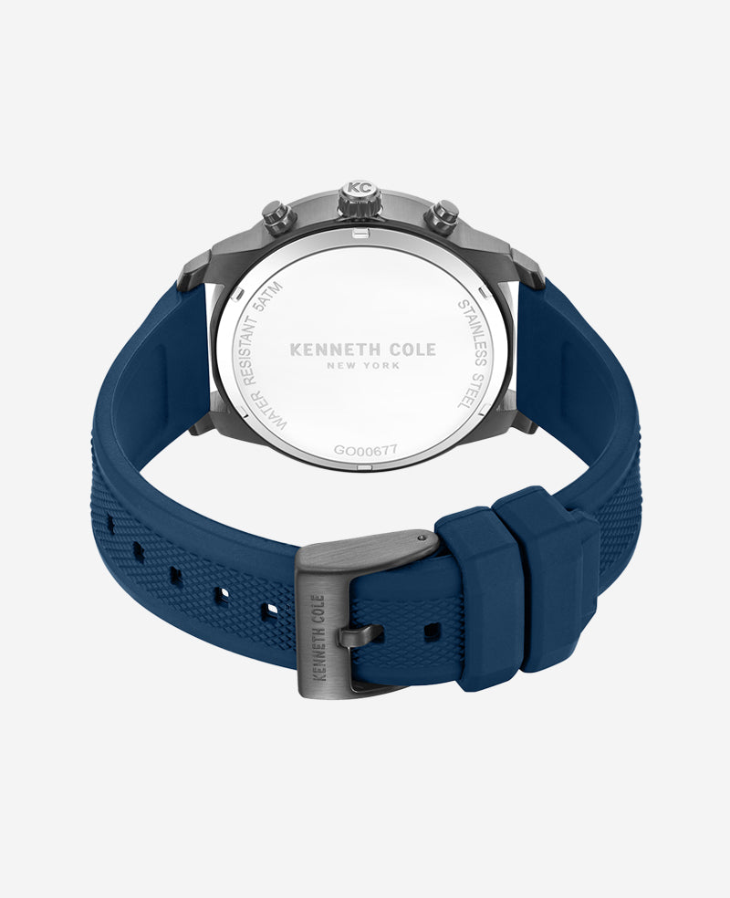 Kenneth Cole Chronograph Sport Silicone Watch