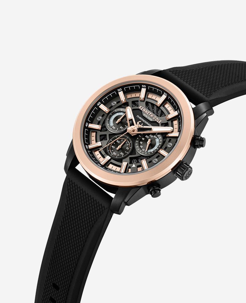 Kenneth Cole Chronograph Sport Silicone Watch