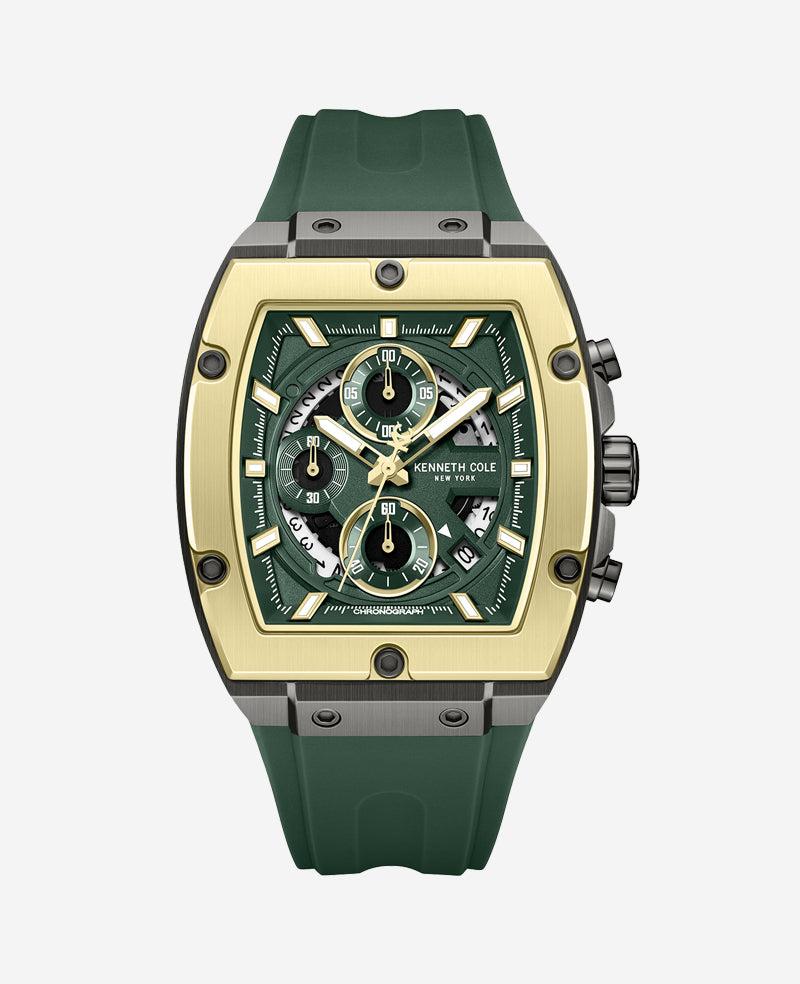 kenneth cole Chronograph Sport Silicone Watch