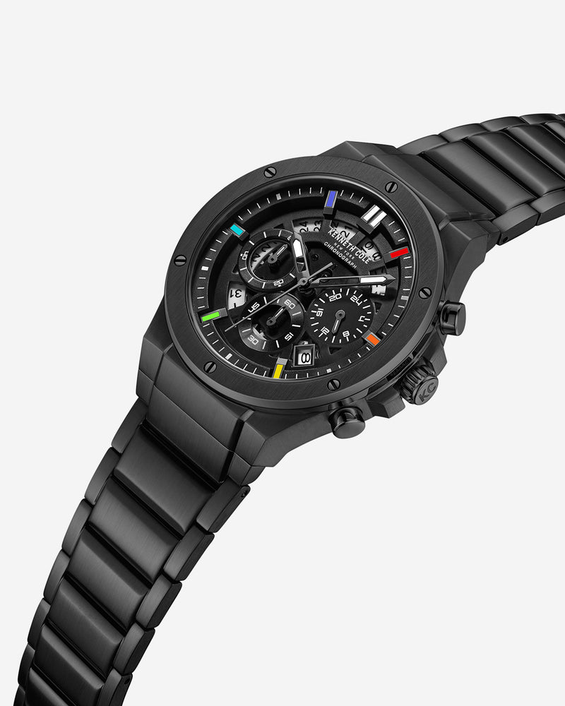 Kenneth Cole Classic Bracelet Watch With Date Disc