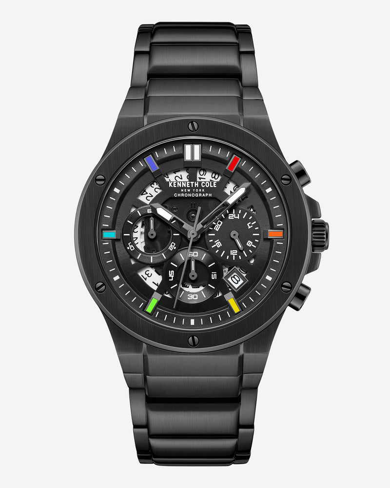 kenneth cole Classic Bracelet Watch With Date Disc