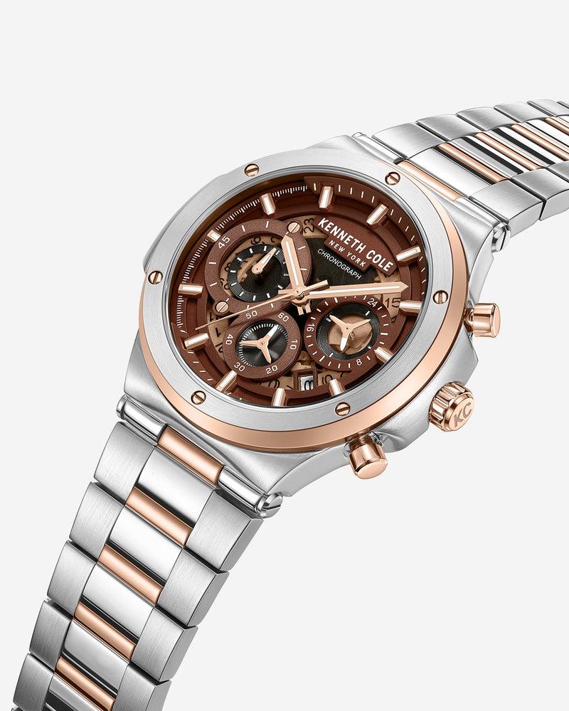 Kenneth Cole Contrast Dress Sport Watch