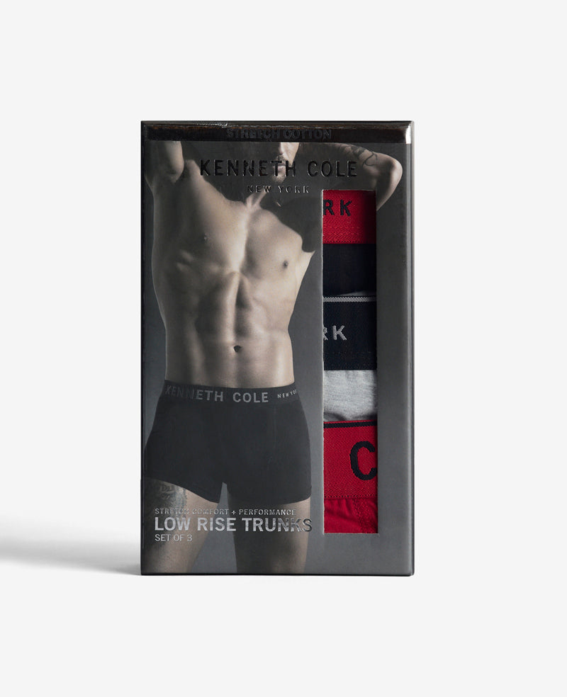 Kenneth Cole Cotton Stretch Trunks 3-Pack
