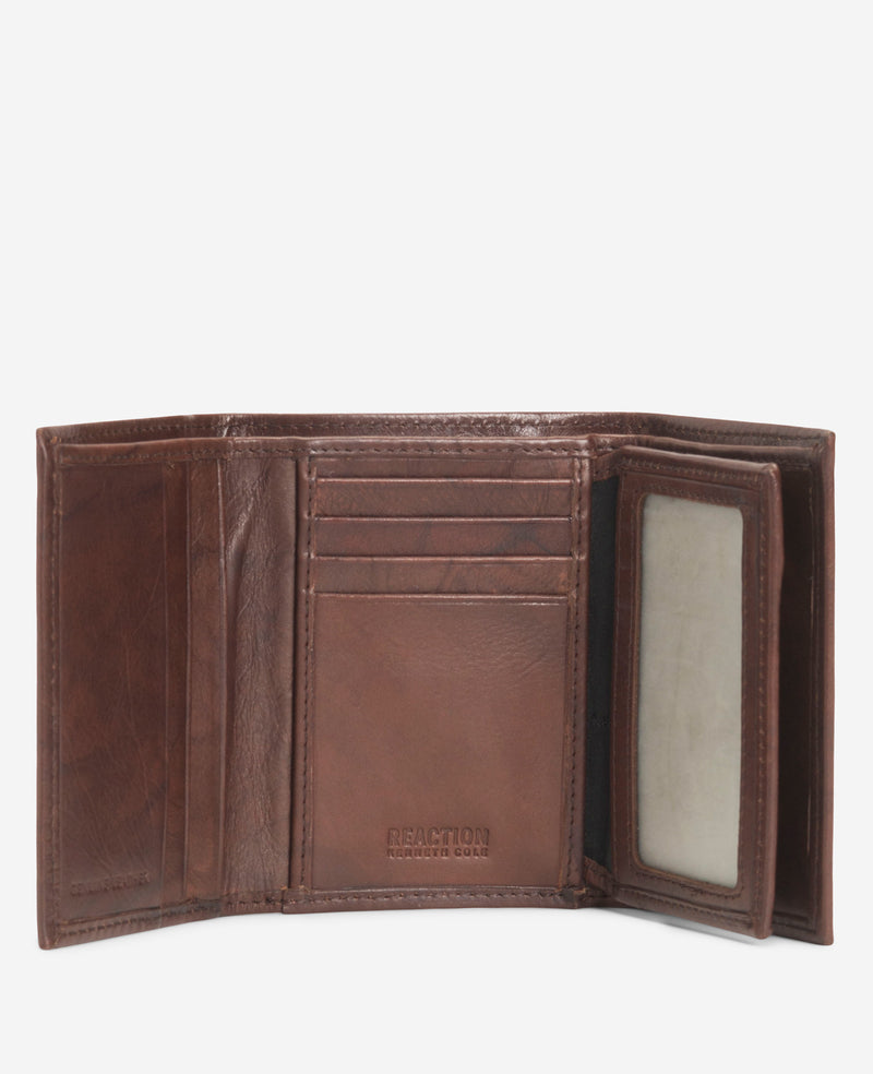 Kenneth Cole Crunch Leather Slimfold Wallet