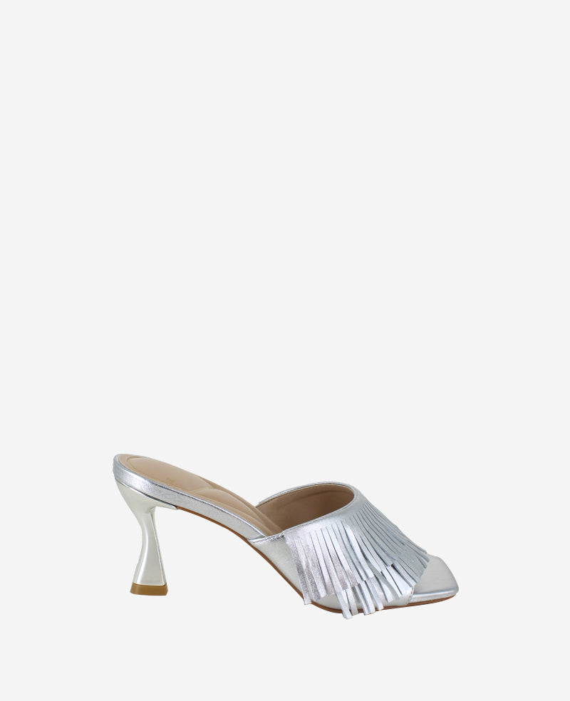 kenneth cole Darby Metallic Fringe Heel