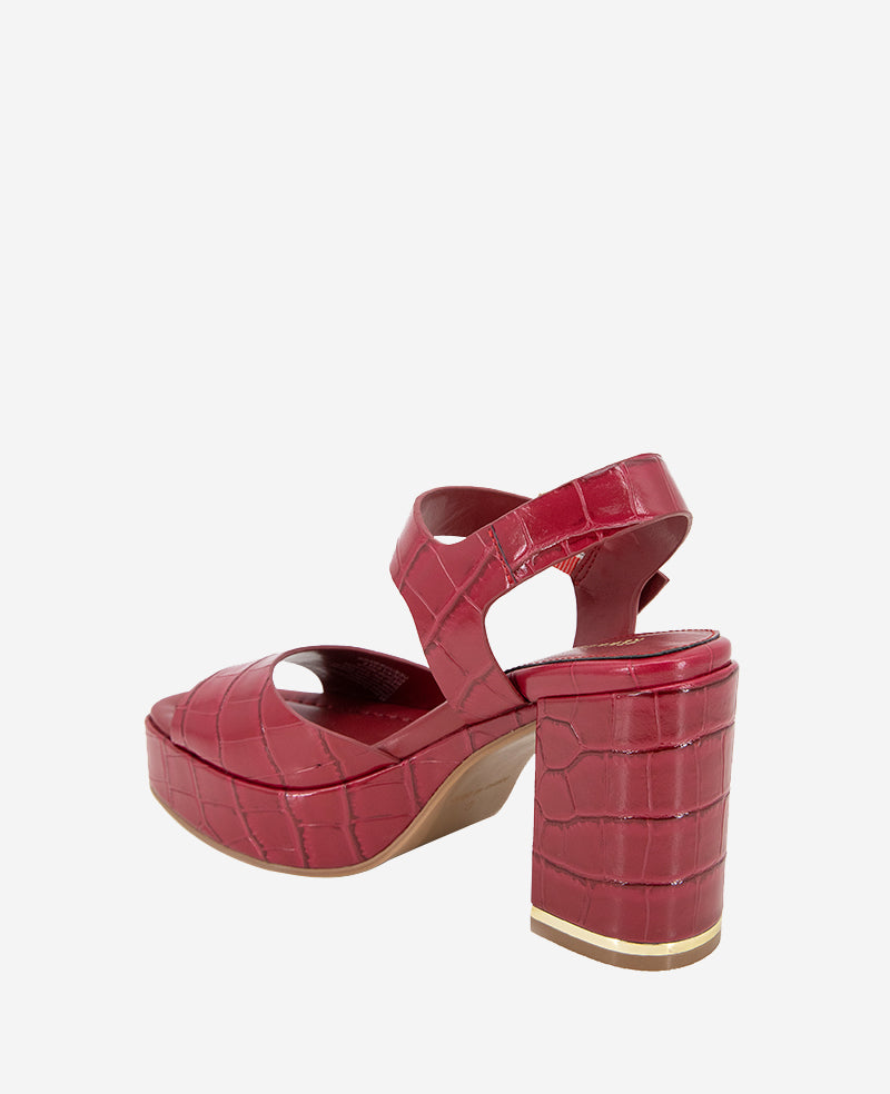 Kenneth Cole Darla Croco Platform Heeled Sandal
