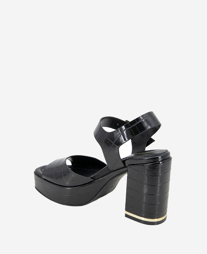 Kenneth Cole Darla Croco Platform Heeled Sandal