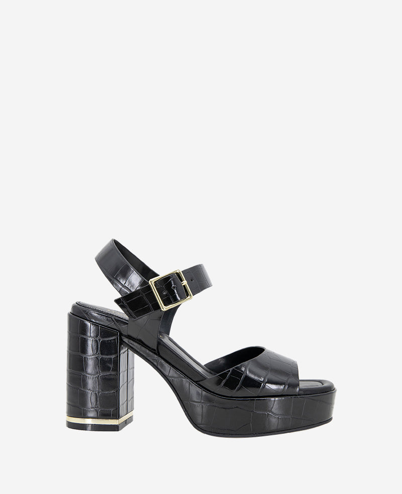 kenneth cole Darla Croco Platform Heeled Sandal