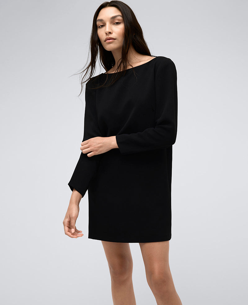 Kenneth Cole Draped Back Shift Dress