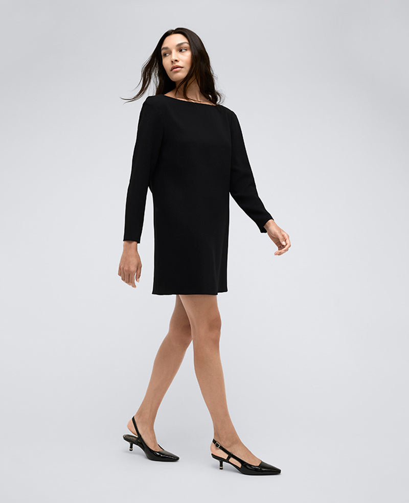 Kenneth Cole Draped Back Shift Dress