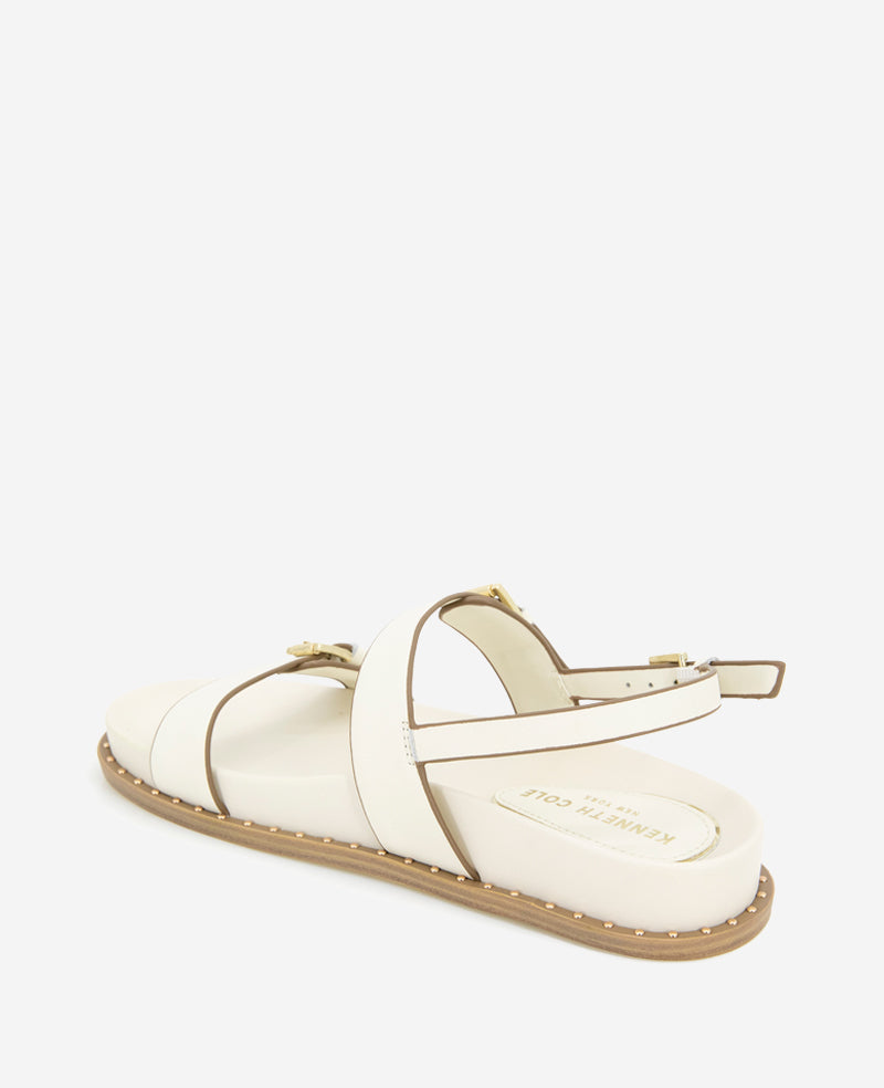 Kenneth Cole Drinity Leather Band Buckle Sandal
