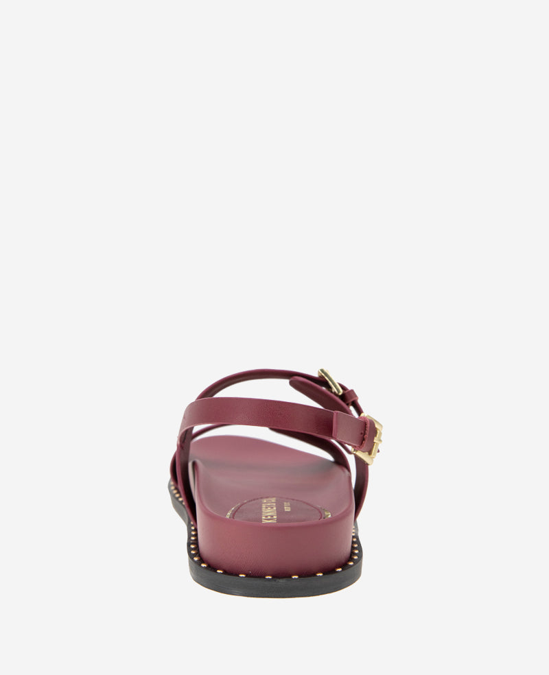 Kenneth Cole Drinity Leather Band Buckle Sandal