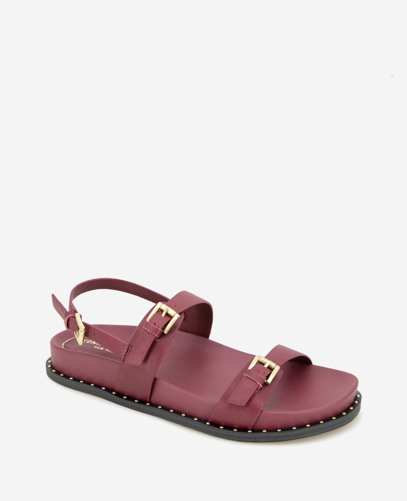 Kenneth Cole Drinity Leather Band Buckle Sandal