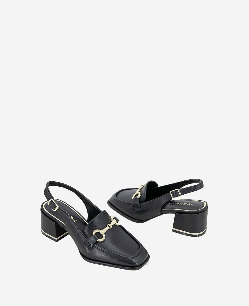 Kenneth Cole Elina Leather Slingback Loafer