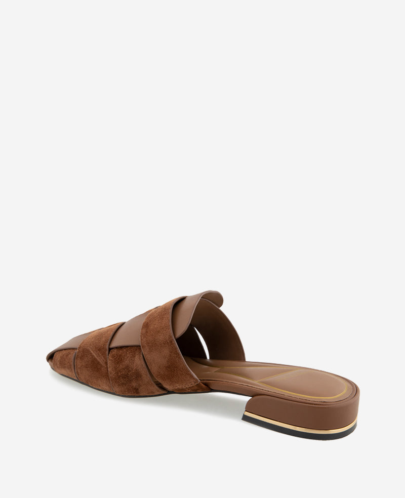 Kenneth Cole Faina Leather Fisherman Slide Sandal