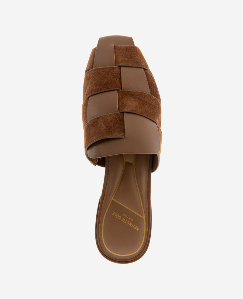 Kenneth Cole Faina Leather Fisherman Slide Sandal