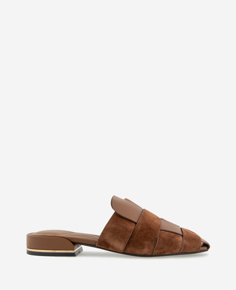 kenneth cole Faina Leather Fisherman Slide Sandal