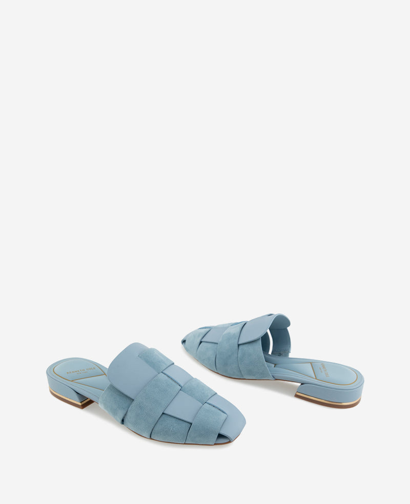 Kenneth Cole Faina Leather Fisherman Slide Sandal