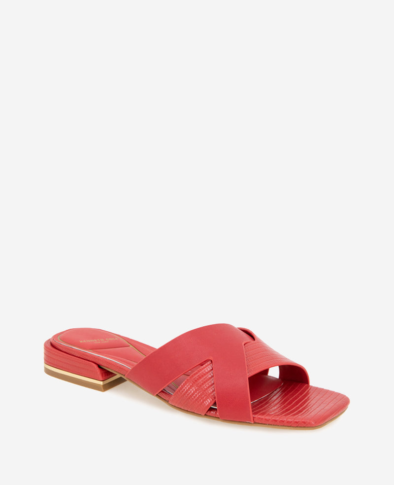 Kenneth Cole Issa Embossed Lizard Sandal
