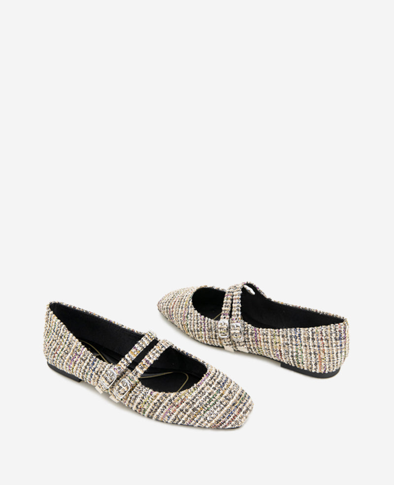 Kenneth Cole Jasmine Tweed Mary Jane Flat