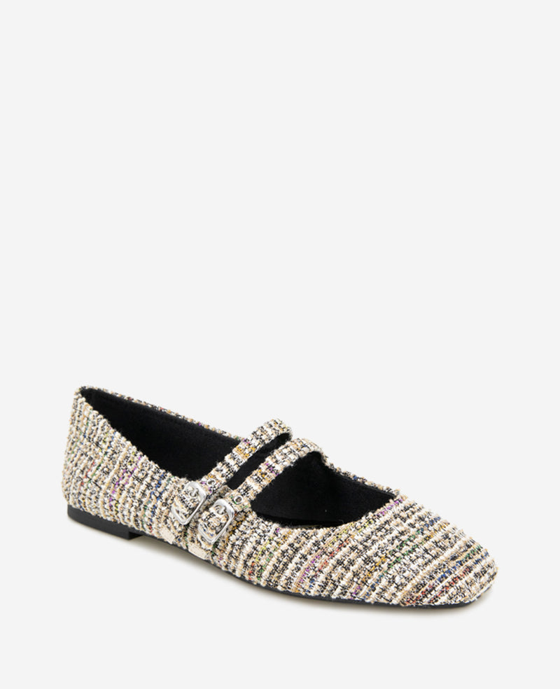Kenneth Cole Jasmine Tweed Mary Jane Flat