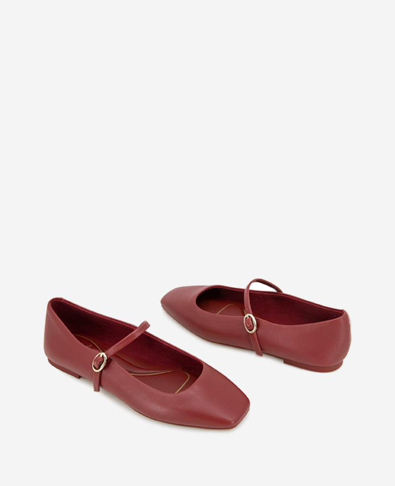 Kenneth Cole Jasper Leather Ballet Flat