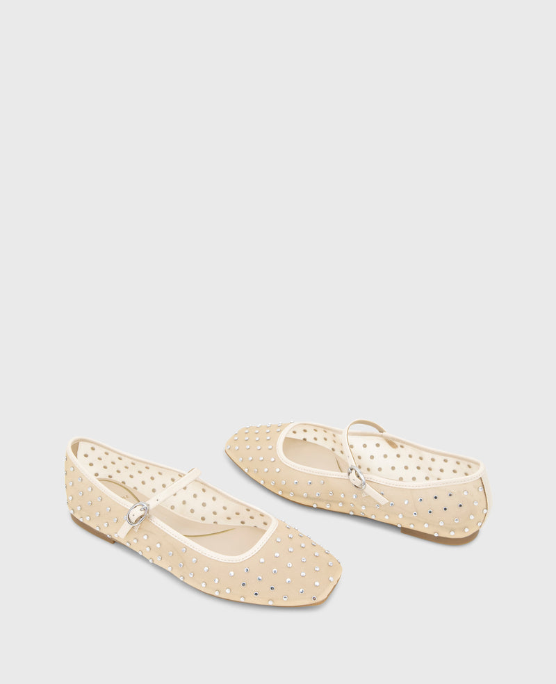 Kenneth Cole Jasper Mesh Micro Stud Ballet Flat