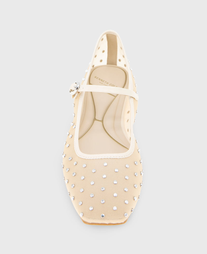 Kenneth Cole Jasper Mesh Micro Stud Ballet Flat