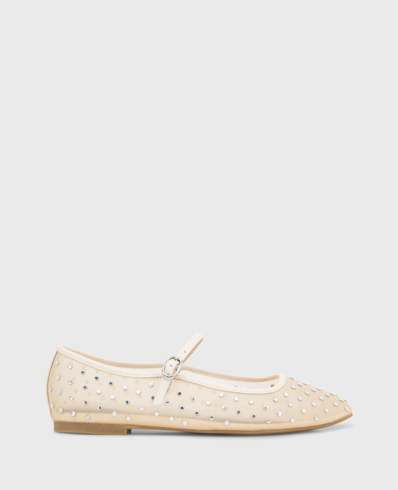 kenneth cole Jasper Mesh Micro Stud Ballet Flat