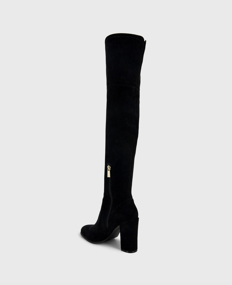 Kenneth Cole Josie Suede Tall Knee Heeled Boot