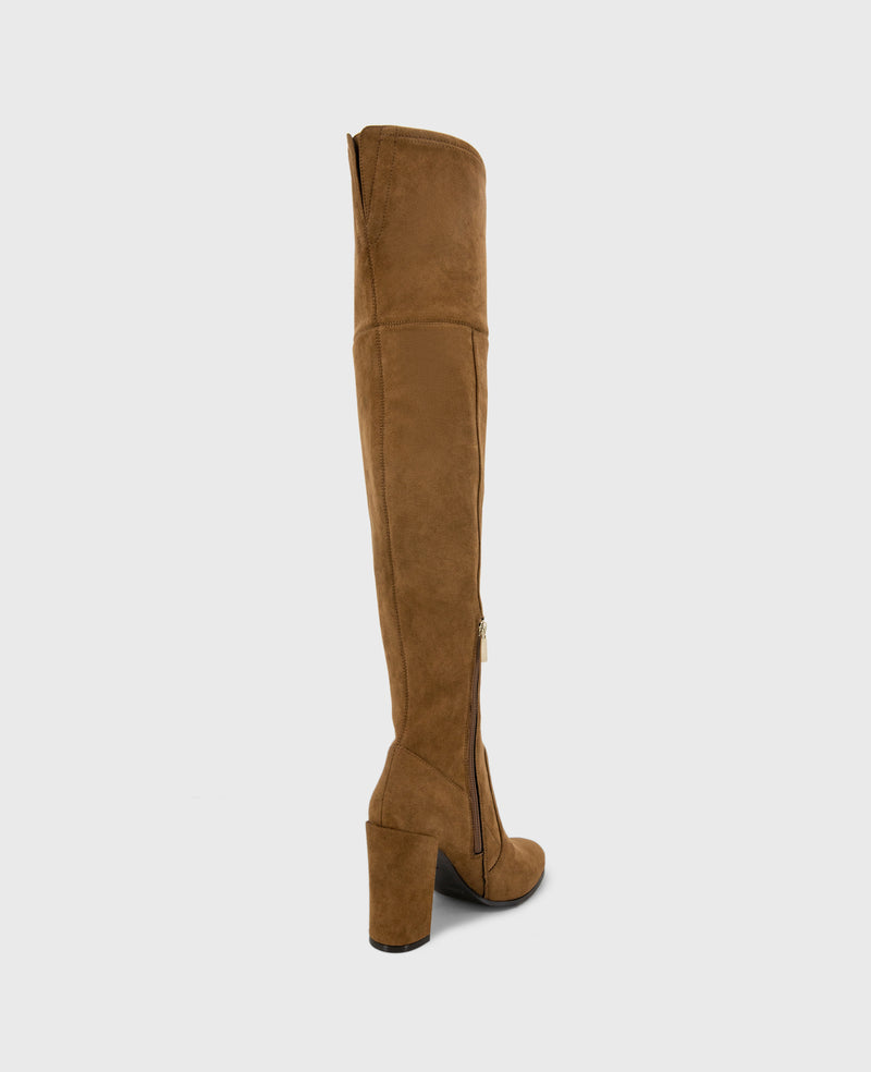 Kenneth Cole Josie Suede Tall Knee Heeled Boot