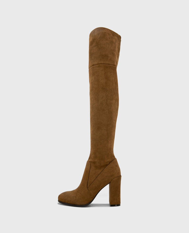 kenneth cole Josie Suede Tall Knee Heeled Boot