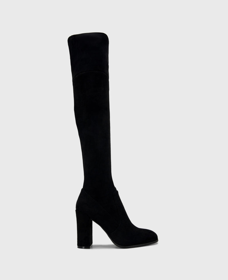 kenneth cole Josie Suede Tall Knee Heeled Boot
