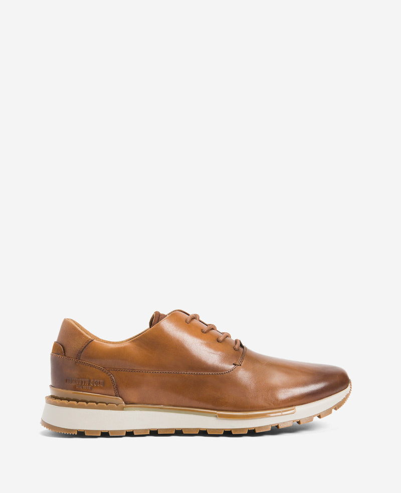 kenneth cole Kev Leather Lace-Up with TECHNI-COLE