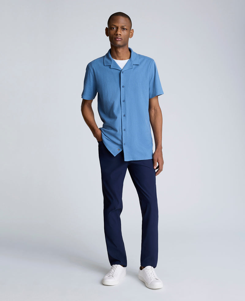 Kenneth Cole Knit Camp Shirt