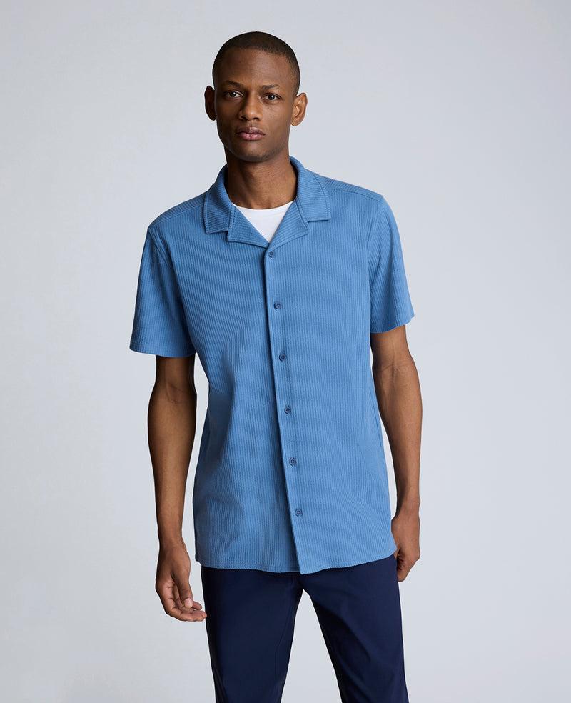 kenneth cole Knit Camp Shirt