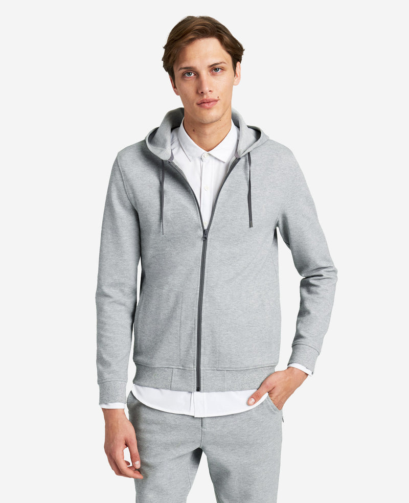 Kenneth Cole Knit Flex Zip Hoodie