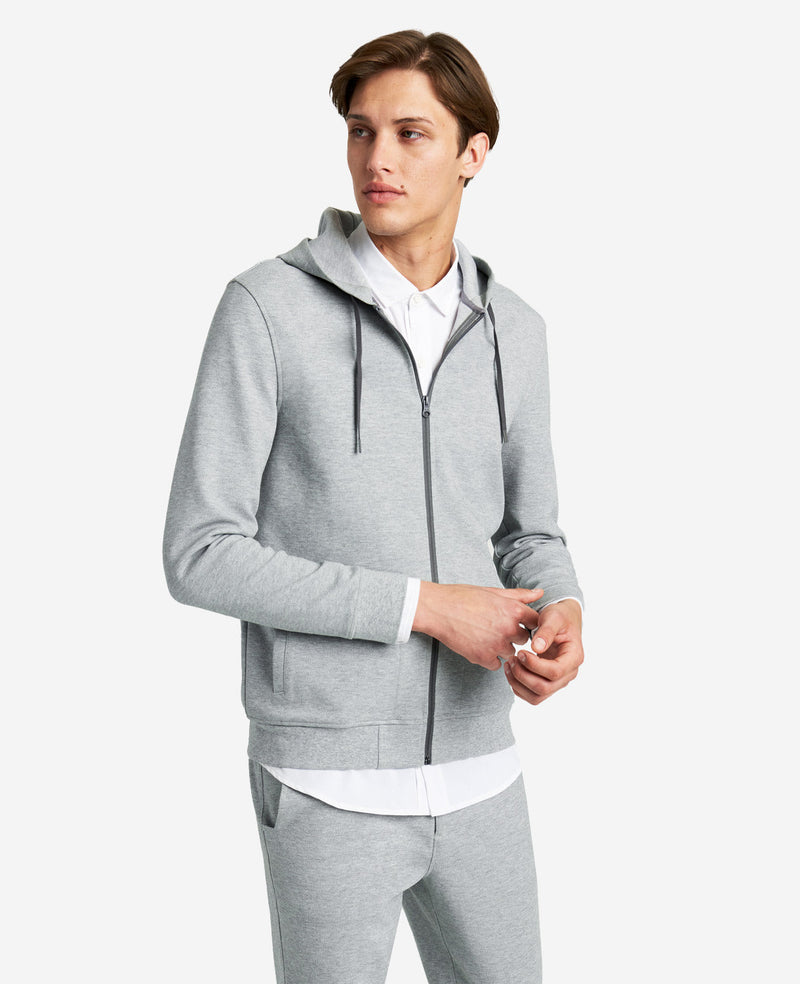 kenneth cole Knit Flex Zip Hoodie