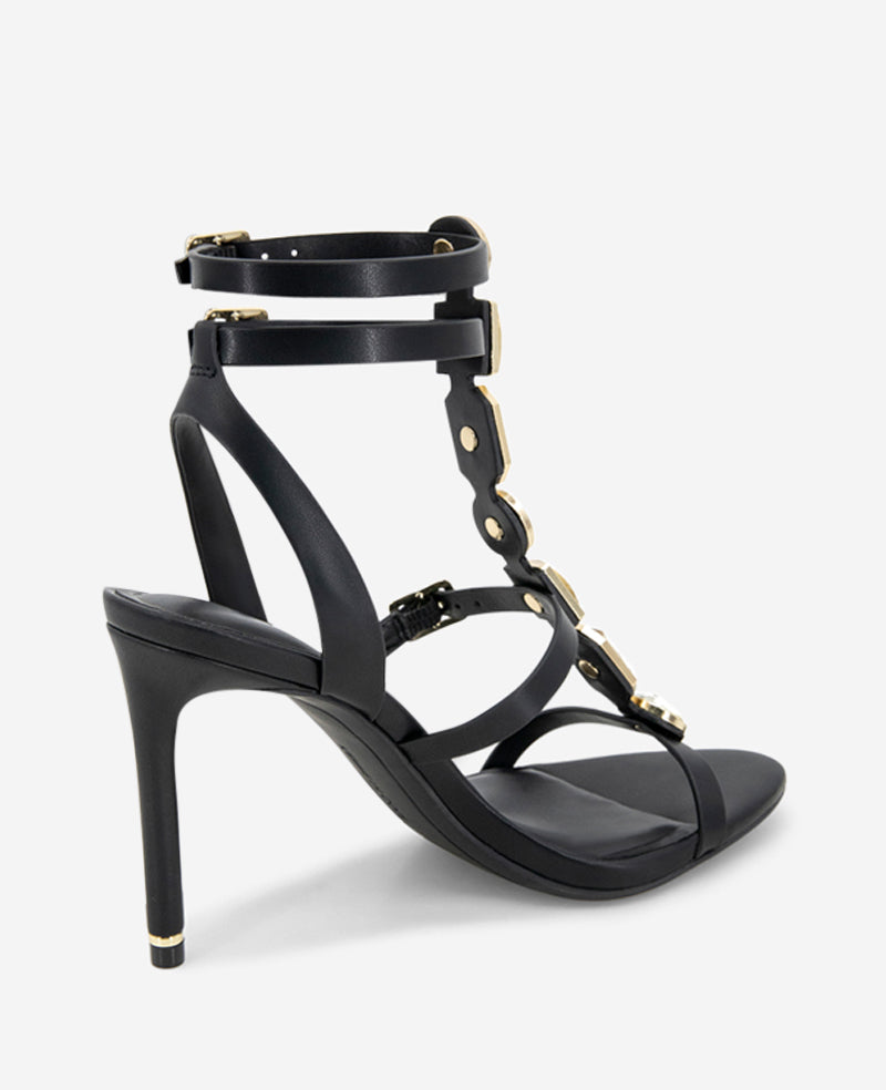 Kenneth Cole Lilath Jewel Leather Strap Heel