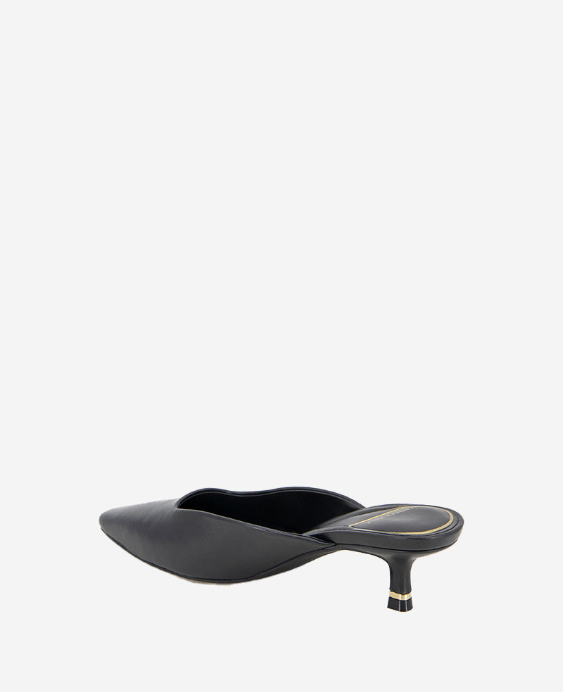Kenneth Cole Margo Leather Kitten Heel Mule