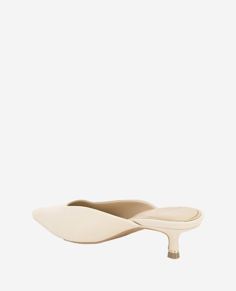 Kenneth Cole Margo Leather Kitten Heel Mule