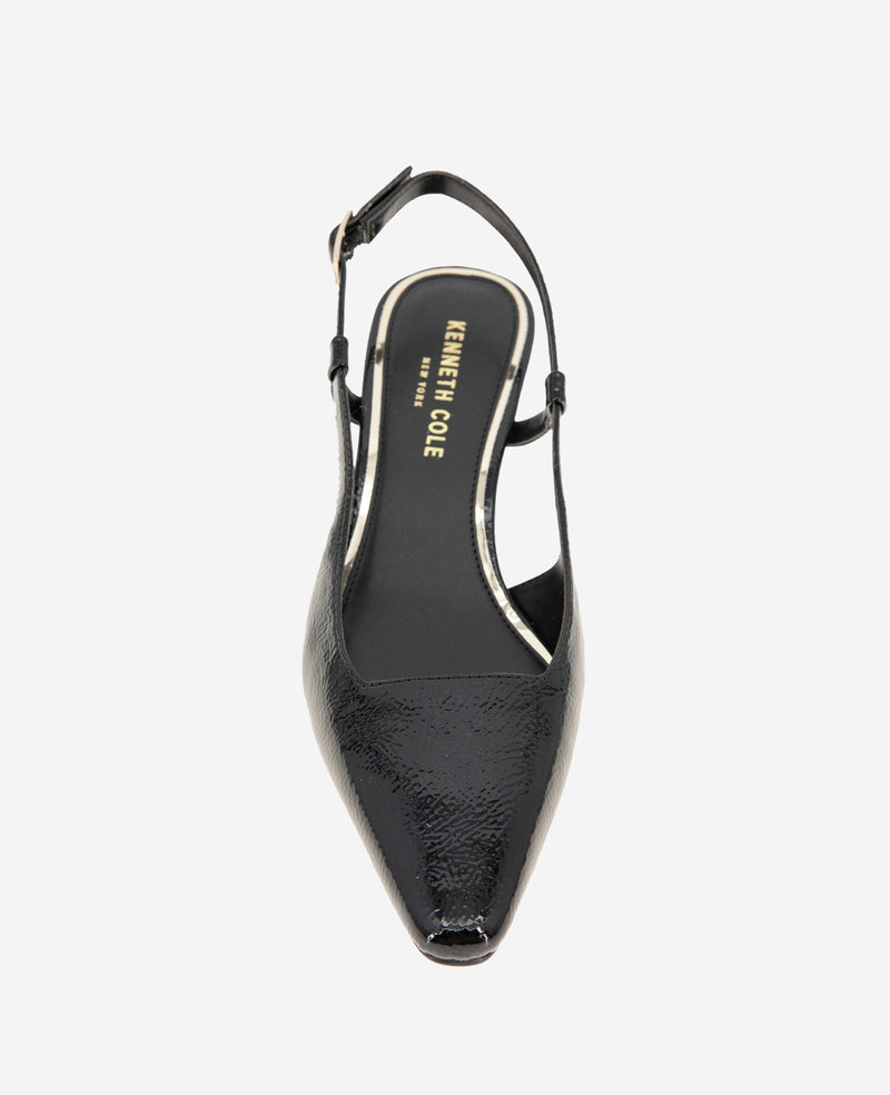Kenneth Cole Martha Patent Slingback Kitten Heel