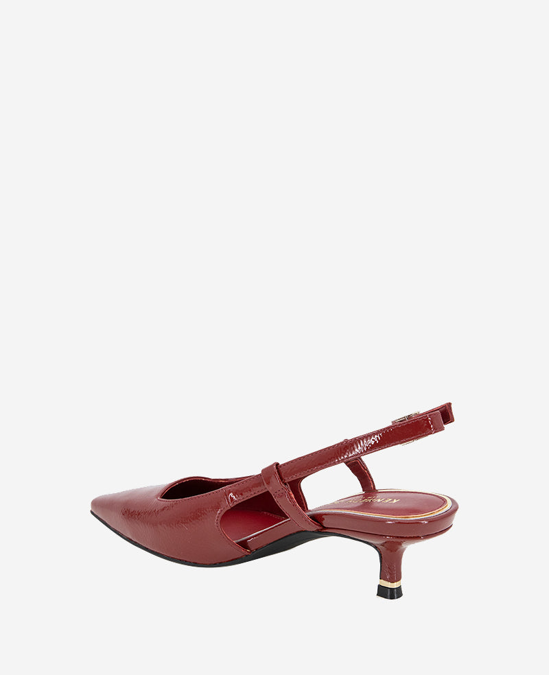 Kenneth Cole Martha Patent Slingback Kitten Heel